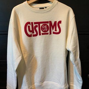 Deus Ex Machina Crewneck White Small